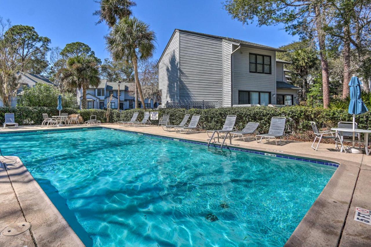 Coastal Oasis With Pool - Walk To Coligny Beach Park Hilton Head Island Zewnętrze zdjęcie